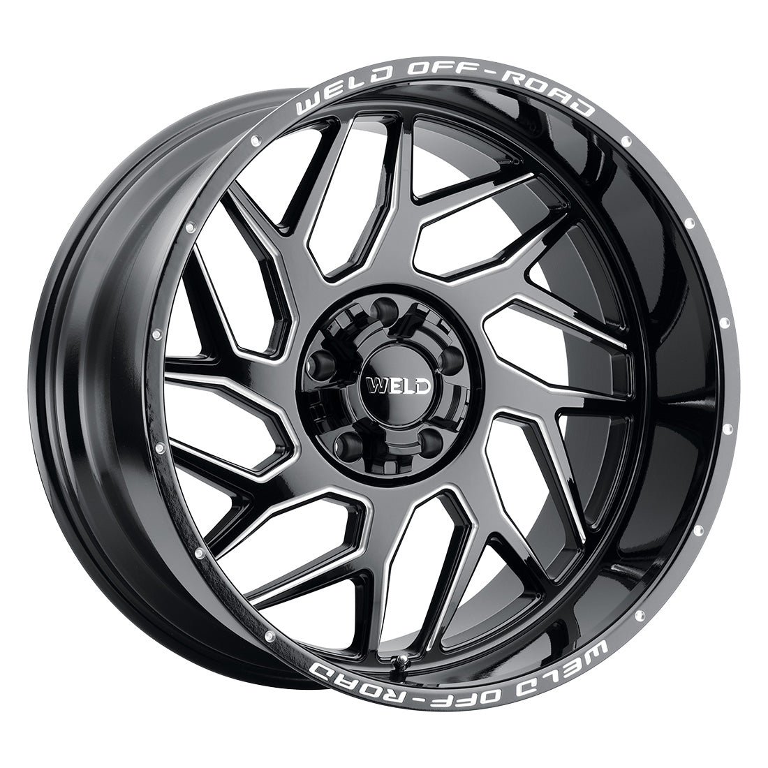 22x12 Fulcrum 5x127 5x139.7 ET-44 BS4.75 Gloss BLK MIL 87.1